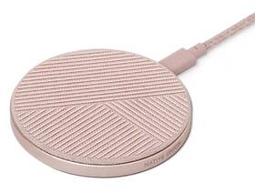 Native Union 846654030778 Drop Fast Charging 10w Qi Wireless Charger Rose Pink New