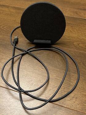 Dockw02 Native Union 846654031256 Wireless Charger 7.5w Gray With Usb Charge Cord