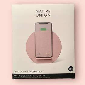 87830819 Native Union Wireless Charging Dock Rose