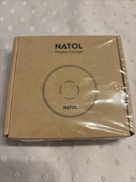 X001p10jlp Natol New Universal Qi-certified Wireless Charging Pad Model # Nt-wco1 With Box