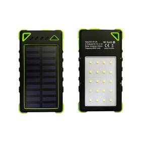 Nature Power 313115782724 Solar Powered Smartphone Charger With 8000mah Li-polymer Battery And 5-watt Led