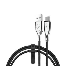 Hpl15499 Naztech Titanium Usb To Usb-c Braided Charging Cable 6-ft. Black 15499