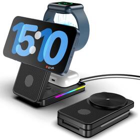 Xd-ce06 Neotrixqi Wireless Charging Station For Mag-safe Charger 3 In 1 Stand