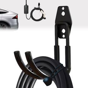 Ev-jh30 Nexoroot Ev Charger Holder Wall Mount Heavy-duty J-hook For Cable Retract