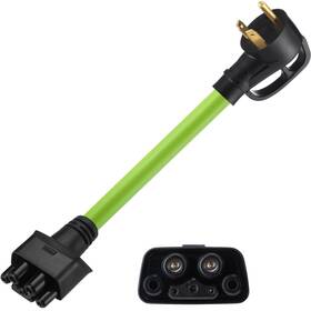 Az-nezyo-2224 Nezyo 16 Inch Tt-30 Adapter Compatible With Tesla Gen 2 Mobile Connector 120v 24a