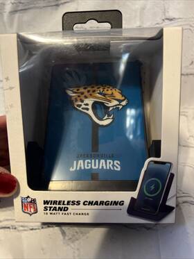 Nfl 192129069812 Wireless Charging Stand Jacksonville Jaguars