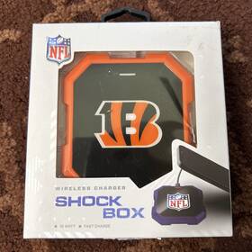 Nfl 192129159025 Cincinnati Bengals Wireless Shock Box Charger