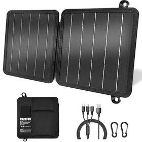Nhzotud 797457654954 10w Portable Solar Charger Small Foldable Panel With Usb-c Usb-a Output