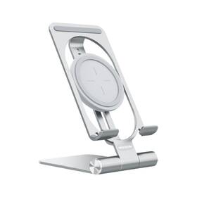 Bzm2jcwz03gusp1 Nillkin Fast Wireless Charger Metal Foldable Adjustable Stand Mystic Silver Desk