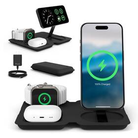 Nimble 810090113005 Fold 3-in-1 Wireless Charging Station For Iphone And Airpods Magsafe Compatibl