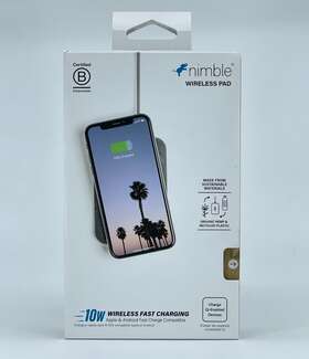 Nimble 850012302216 10w Wireless Pad Fast Charging Qi Enabled Devices