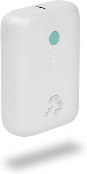 Nimble 850012302971 Champ Lite 5k Portable Charger 15w Usb-c Fast Charging Power Bank White
