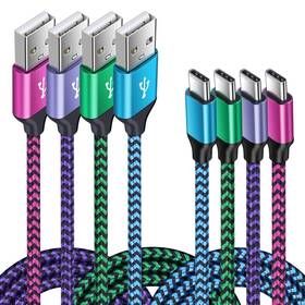 Niniber 631112517034 4pack Usb C Fast Phone Charger A To Type Charging Cable Android Car Power