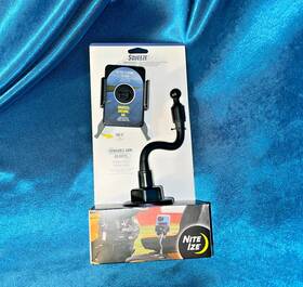 S-such01-r8 Nite Ize Squeeze Universal Cup Holder Mount With Bendable Arm -