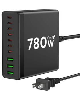 Nlehv 726018444307 Usb C Charger Block 780w 10 Port Charging Station Double 1