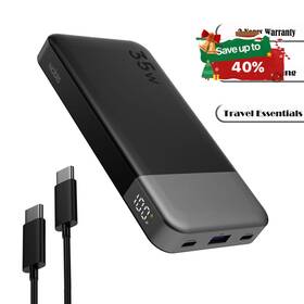 Nobis 721718786641 10000mah Power Bank 35w Portable Charger Usb External Battery For Cell Phone