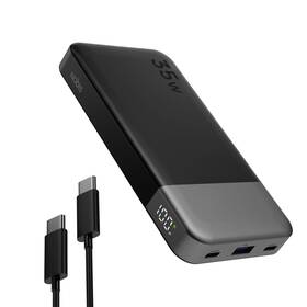 Zwpbwwa-102c1a35w Nobis Portable Charger 10000mah Power Bank Fast Charging Battery 35w Black