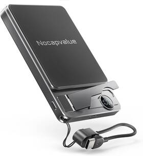 Ncv-gr-us-001 Nocapvalue Magsafe Portable Charger 10000mah Qi2 15w Fast Wireless Power Bank