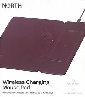 North 810125119804 Wireless Charging Mouse Pad - Plum Purple