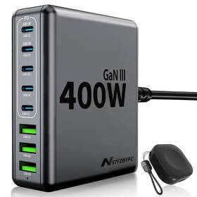 Mst-05c3a Nstfzbyfc 400w Usb C Charger Block 8 Port Fast Charging Station With Iwatch Wirele