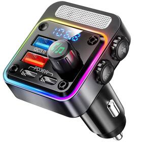 Pd36w Nulaxy Bc91 54w Bluetooth 5.3 Car Adapter Charger 4-port Fast Charging And Qc
