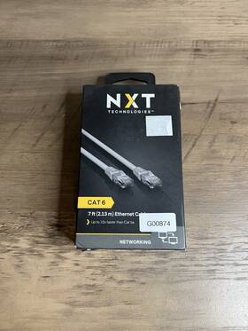 Nx56838 Nxt Technologies Cat-6 Cable 7ft Gray Brand New