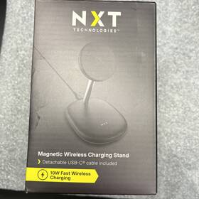 Nx60458 Nxt Technologies Magnetic Wireless Charging Stand With Usb-c Cable For Iphone