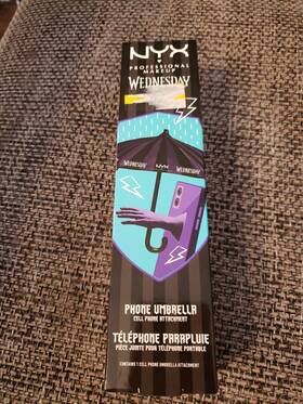 Wl603 Nyx Professional Makeup Wednesday Phone Umbrella New In Box Limited Edition