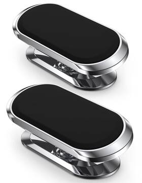Odbowuge 737759642907 2 Pack Magnetic Phone Holder For Car Upgrade Magnet - 360 Silver
