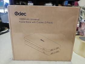 Od-b2 Odec Portable Fast Quick Charger 10000mah Power Bank High Capacity Ultra Slim 2 Pack