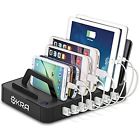 Ok-hub7pqc-01 Okra Charging Stations 7-port Usb