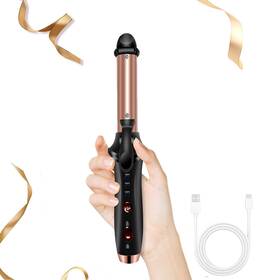 Ae-520 Okwrap Cordless Curling Iron Travel Usb Rechargeable Ceramic W
