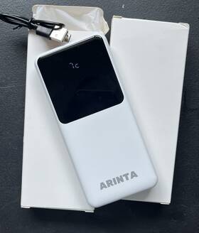 C1002y Okzu 10000mah Usb C 18w Pd Power Bank Slim Fast Charging Type Portable Charge Thin
