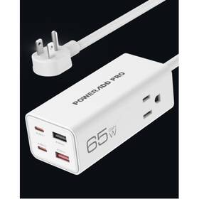 Omngan3pus65eb Omnibar Omnibarplus 65w Usb C Charger - 3 Port Gan Iii Fast Charging Block Support Pps