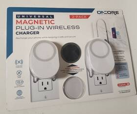 990011119 Oncore Innovations Wireless Phone Charger Universal Magnetic Plugin