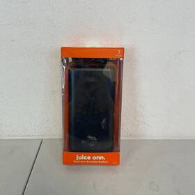 Onn 681131360302 Dual-port Portable 20k Battery Juice Black 20000mah 3.7v Used