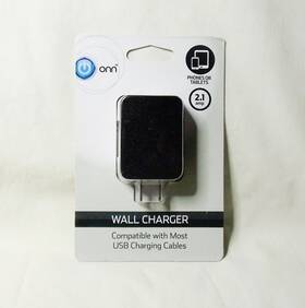 Ona16w1037 Onn Universal Wall Charger 5v 2.1 Amp Output 100-240v Input New Sealed
