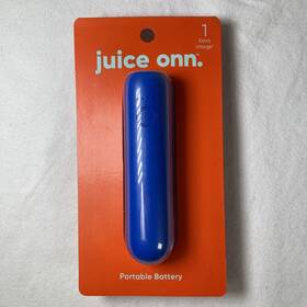 Wiapur100008838 Onn Juice Portable Battery For Smartphones Etc 3350mah Capacity Led Indicator