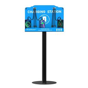 Or-003 Orasfaster Floor Standing Cell Phone Charging Station Multi-device With 8 Charge