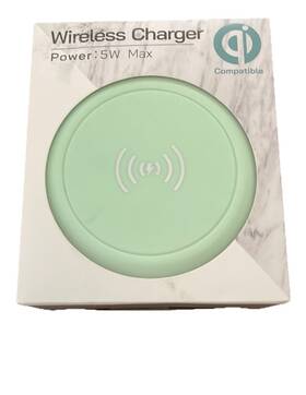 Orbit 840038268252 Wireless Green Charging Pad. 5 Watt Max . Qi Compatible. New