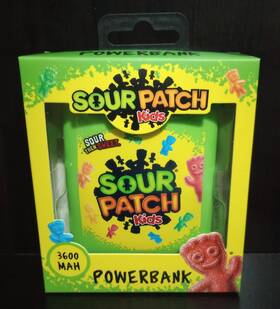 Orbit Innovations 810200253874 Sour Patch Kids Portable Charger Power Bank 3600mah