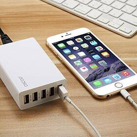 Osc-ad-001 Oscoo Usb 3.0 Hub 40w/8a 5 Port Wall Charger Desktop Charging Station For