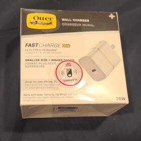 Otterbox 20-85626-a 30w Usb-c Wall Charger Fast Charge 1-port Plug-in White