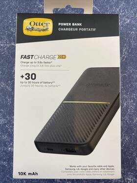 Otterbox 840104299463 Power Bank 10k Mah Capacity Up To 3x Faster Charging