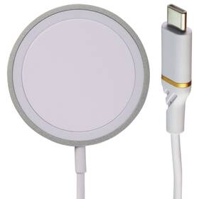 Obftc-0094-a Otterbox 15w Usb-c Charging Pad For Magsafe - White/silver 2m/6.6-foot