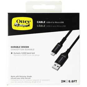 78-52657 Otterbox Usb-a To Micro-usb Cable 6ft Black