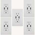 Outlet Topgreener 5pk Refurbished 4a High Speed Usb Charger Receptacle 15a Tamper-resistant 883951416430