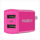 P30988w Pasbuy 2.4a Dual Usb Fordable 0782446151460