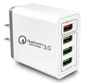 P37 615764638996 Usb Cube Charger Plug Mutiport Adapter Power Charging Station White