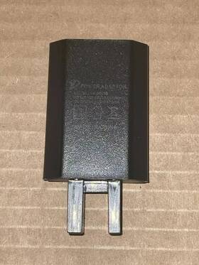 Yr-0505d Pa Ck18w02u New Adaptive Single Usb Wall Charger / Power Adapter - Black 5v 200ma